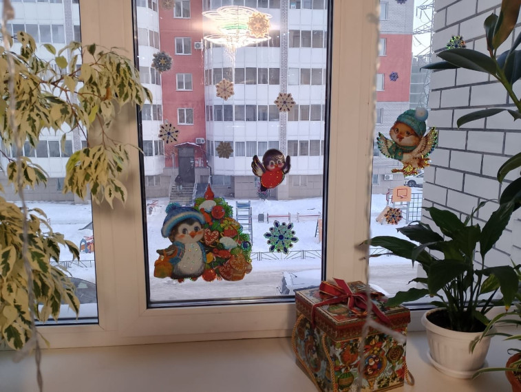 Новогодние окна.